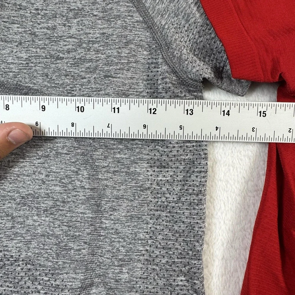 Lululemon Swiftly Tech Shirt Womens Red Gray Short Sleeve lot Of 2